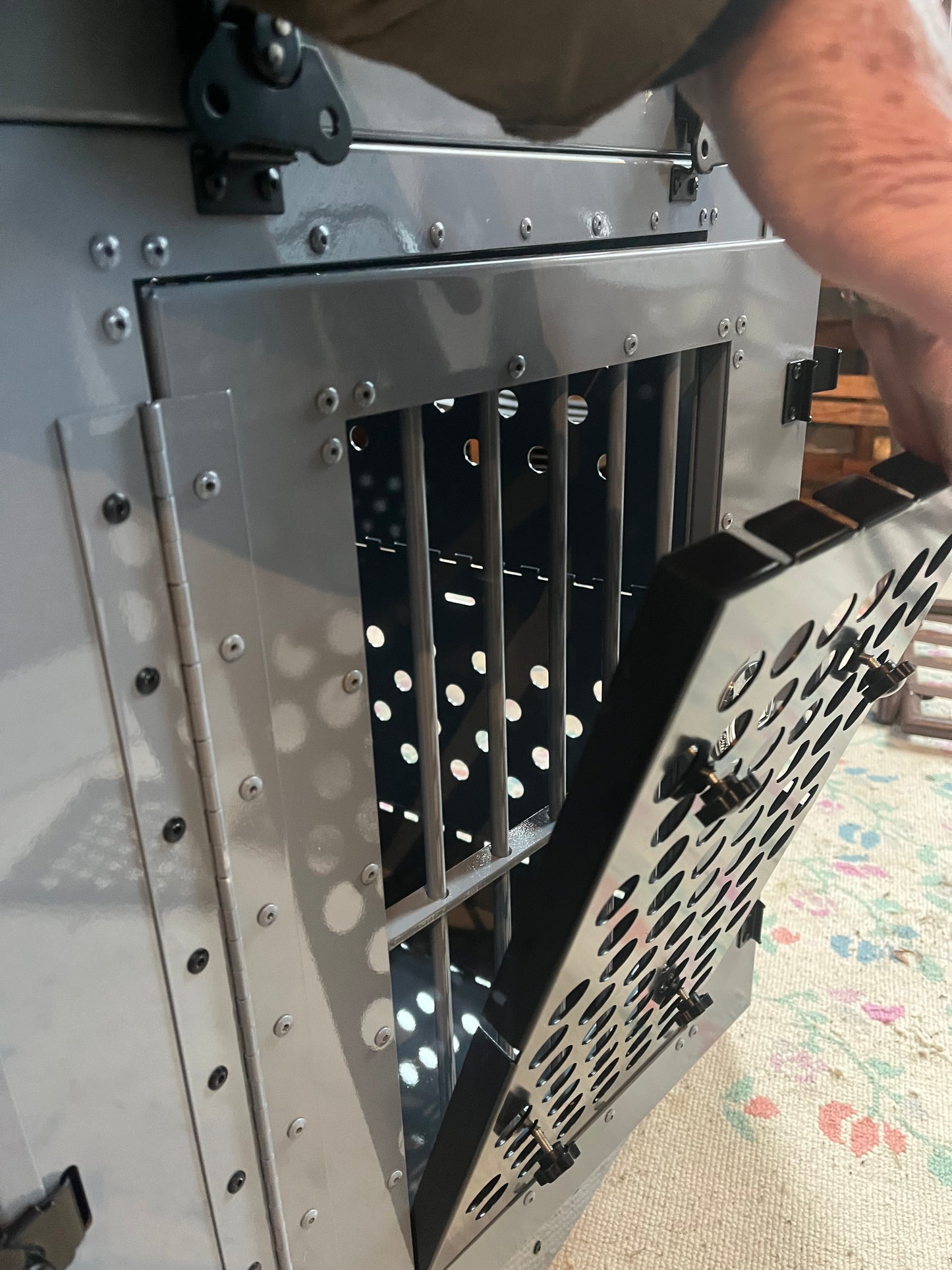 Safe Crate™: Collapsible Heavy Duty Chew-Proof Dog Crate - Airline Compliant