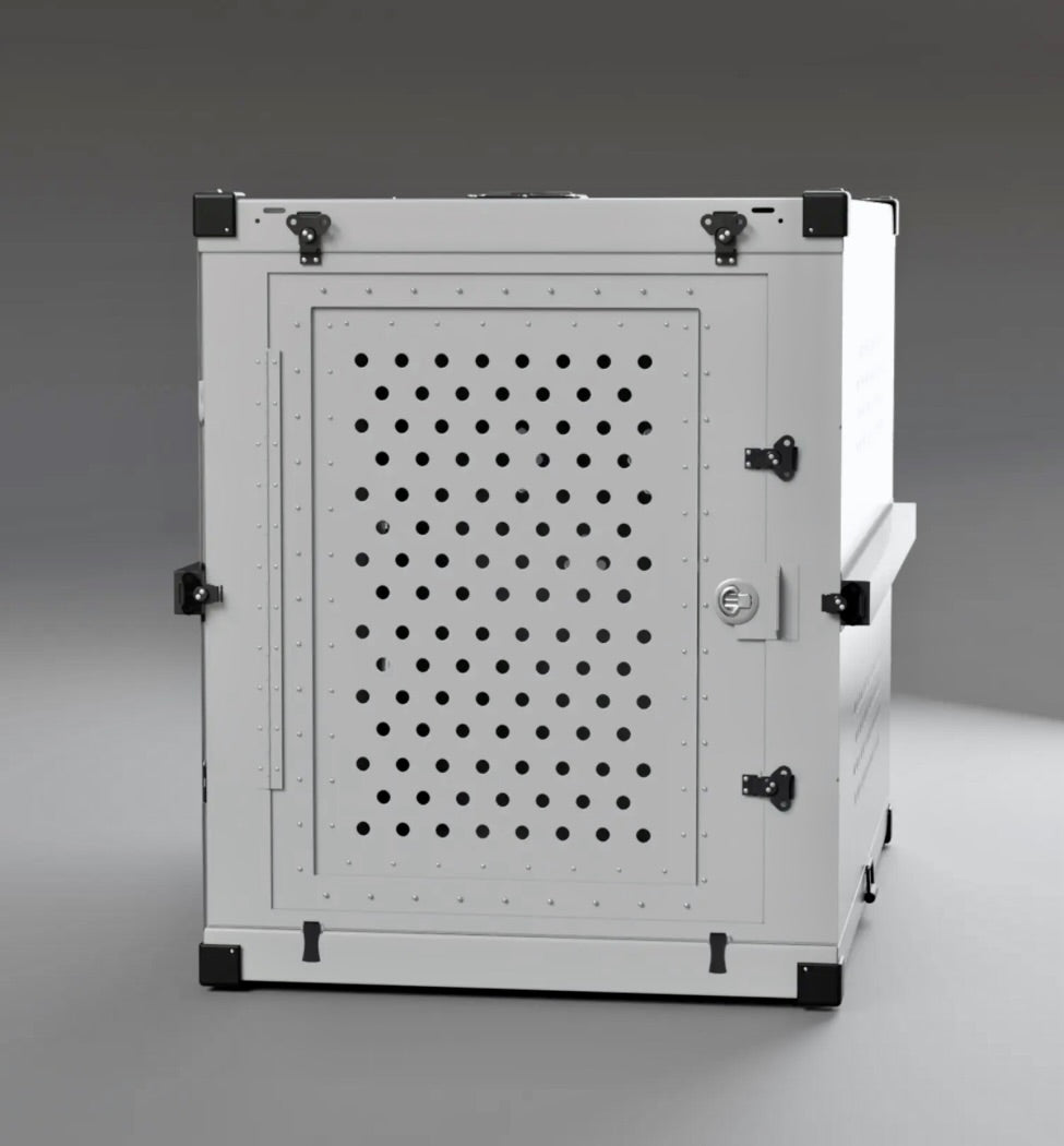 Safe Crate™: Collapsible Heavy Duty Chew-Proof Dog Crate - Airline Compliant
