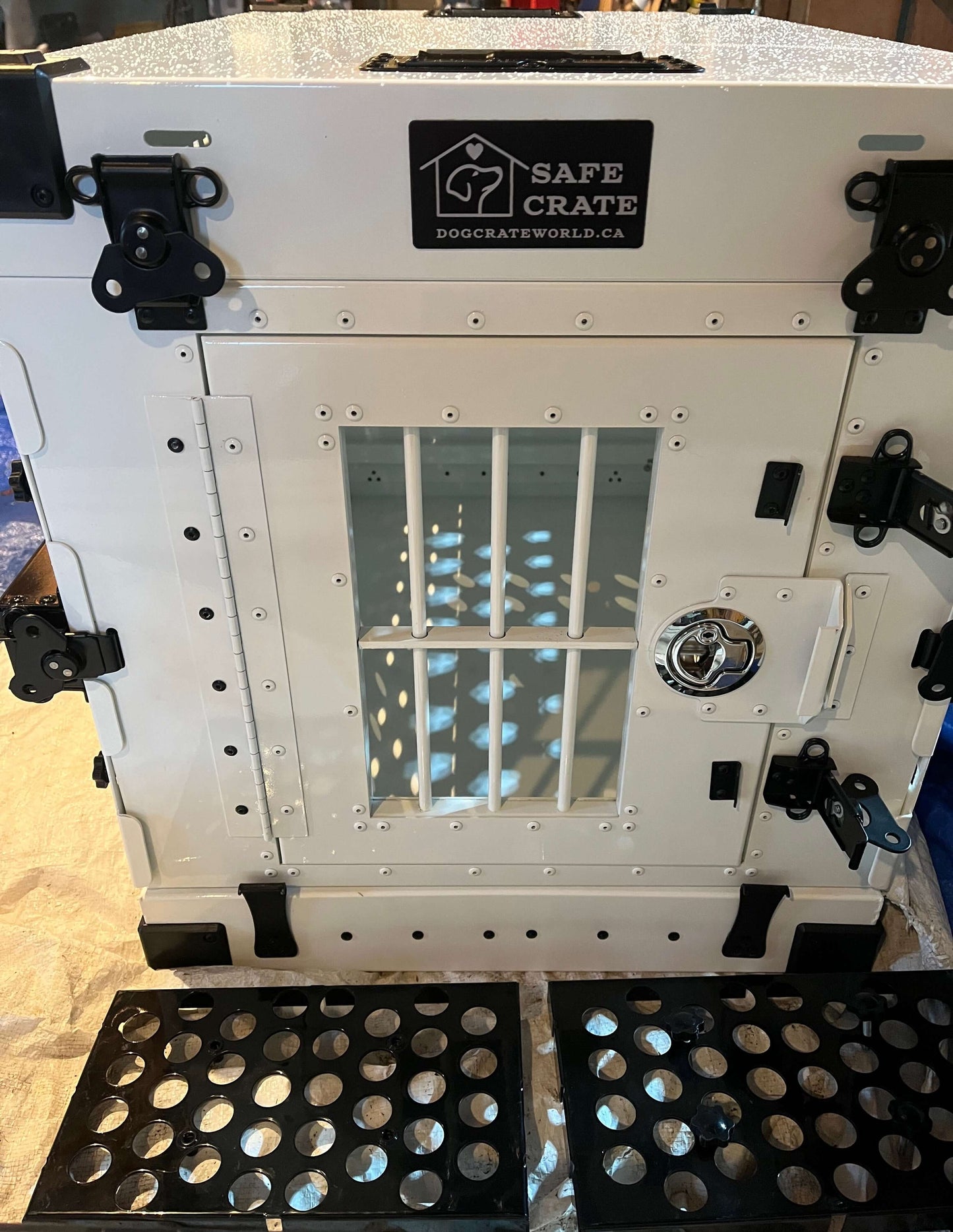 Safe Crate™: Collapsible Heavy Duty Chew-Proof Dog Crate - Airline Compliant