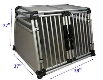 Aluminum dog crates for suv best sale