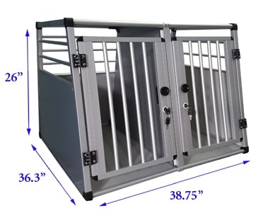 Pro-series Secure Double Door Car Crate