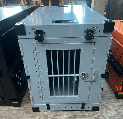 Safe Crate™: Collapsible Heavy Duty Dog Crate - Airline Compliant.