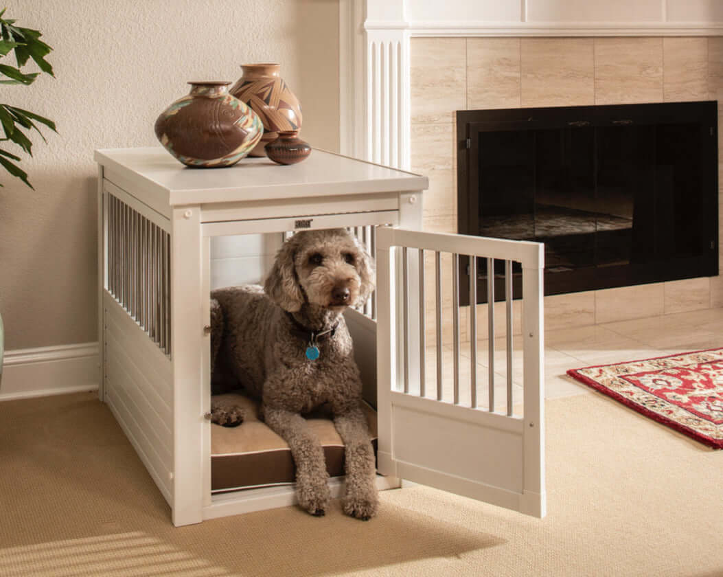 Indoor End Table Dog Crate