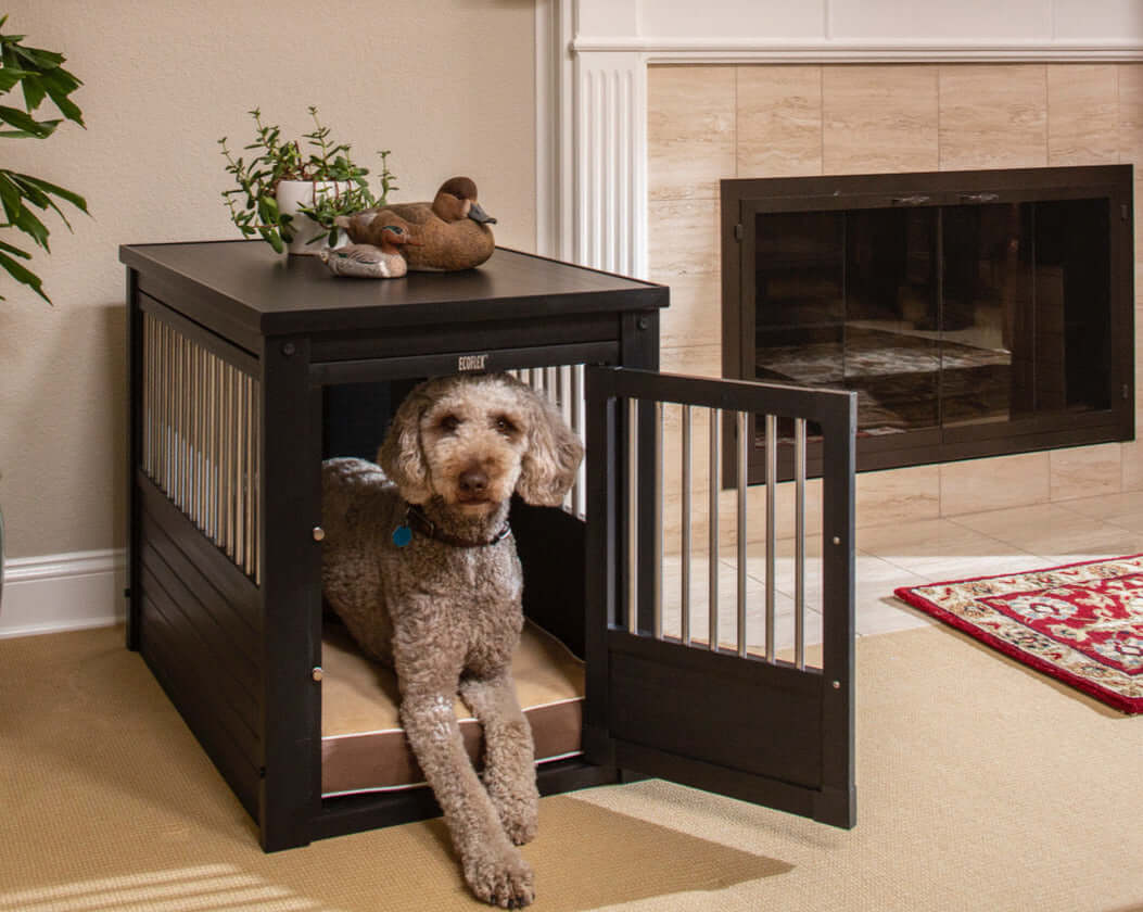 Indoor End Table Dog Crate