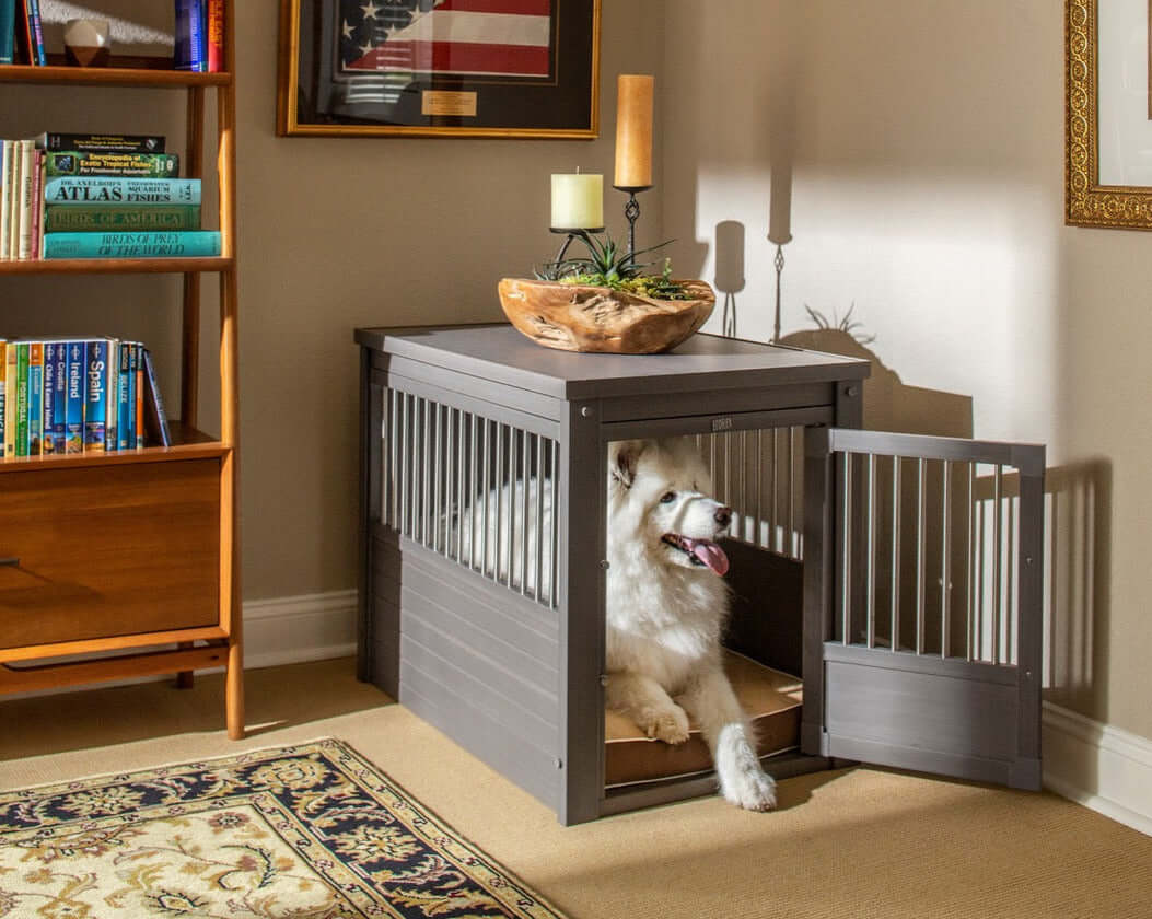 Indoor End Table Dog Crate