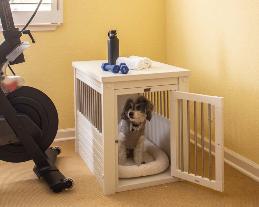 Indoor End Table Dog Crate