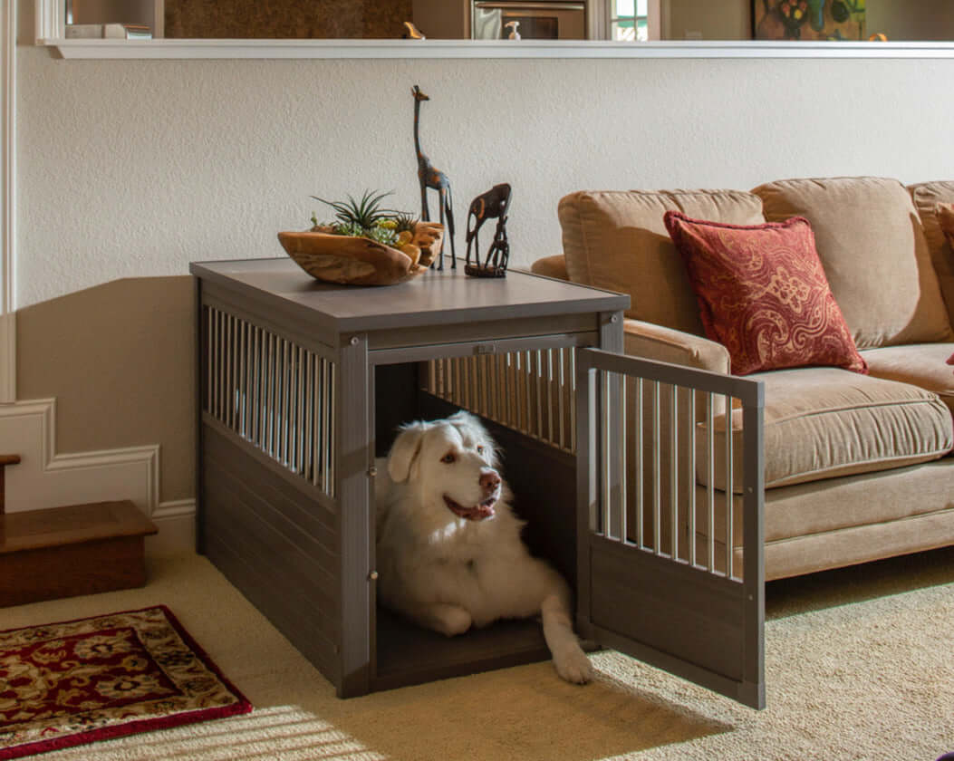 Indoor End Table Dog Crate