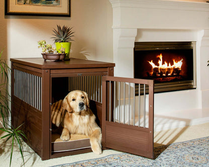 Indoor End Table Dog Crate