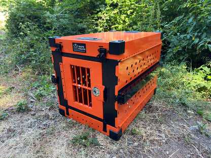 Safe Crate™: Collapsible Heavy Duty Chew-Proof Dog Crate - Airline Compliant