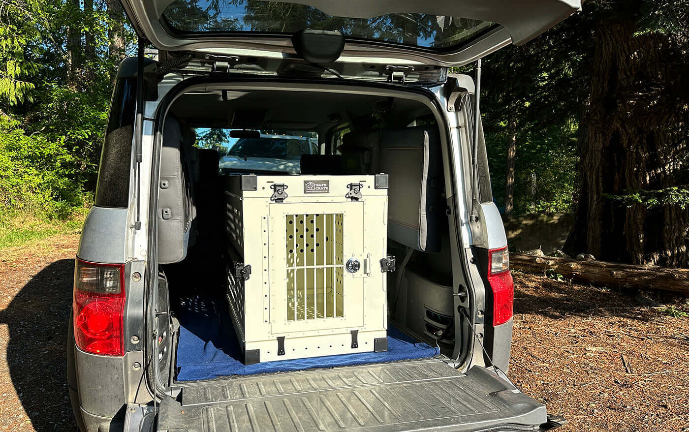 Safe Crate™: Collapsible Heavy Duty Chew-Proof Dog Crate - Airline Compliant
