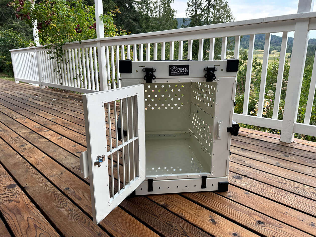 Safe Crate™: Collapsible Heavy Duty Chew-Proof Dog Crate - Airline Compliant